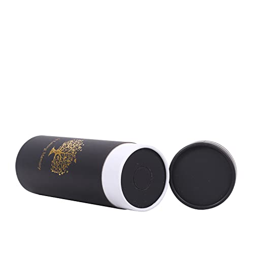 Eco Scattering Urn – Biodegradable Scatter Tube for Ashes - Cremation Urn for Human Ashes - Urns for Ashes Male Female Black Tree(small) 1