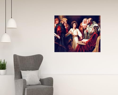 Impact Posters Gallery Wall Decor Young Christ with Elders Religion & Spirituality Art Print Poster (16x20)