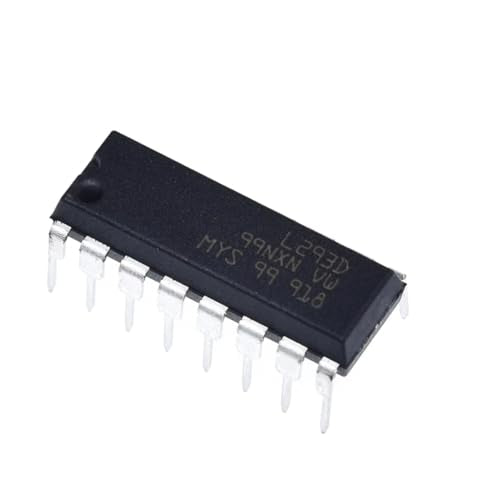 PENGLIN 10pcs L293D IC 16 Pin Stepper Motor Driver Controller | 4.5-36 V, 600 mA output current per channel, 1.2 A peak current, H-bridge
