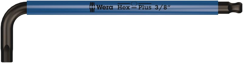 Wera 05022640001 950/9 Hex-Plus Multicolour Imperial 2 L-Key Set, Imperial, BlackLaser, 9 Pieces