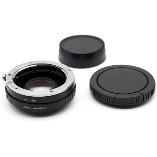 AF-Nik Lens Mount Adapter with Optical Glass for Sony Alpha/for Minolta AF Mount Lens to for Nikon F Mount Camera AF-Nik
