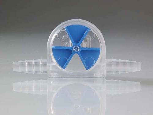 Bürkle SAN Flow Indicator for 6 mm-11 mm Inner Hose Diameter, Transparent (Pack of 2) Transparent (clear) 88mm x 40mm x 15mm (Packung mit 2)