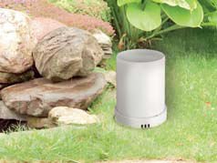 TFA Dostmann MonSun 47.3003 Digital Wireless Rain Gauge - Grey - L 94 x W 25 (48) x H 122 (130) mm