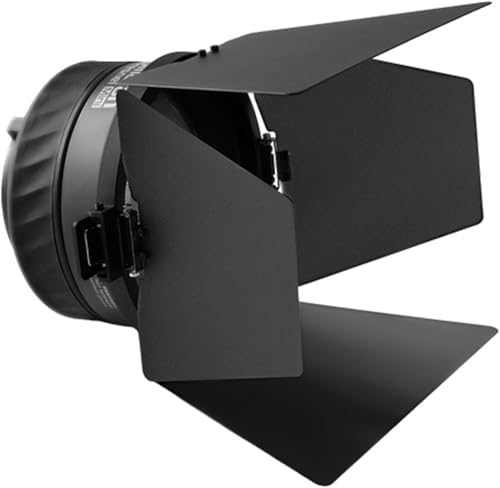 Amaran Mini Fresnel with Mini Barn Doors Bowens Mount Attachment (Small) Small