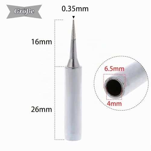 900M-T-I Soldering Tip Set for 900M Soldering Station Tool Pack of 10 | Replacement soldering tips series 900M-T 900M-T-I