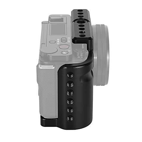 NICEYRIG Cage for Sony ZV-E10 Vlog Vlogging Camera with Aluminum HandleGrip