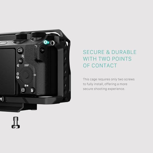 Tilta Full Camera Cage for a6700 | Mount Accessories | Custom Designed | ARCA Ready | Compatible | HDMI Clamp Black Full Cage