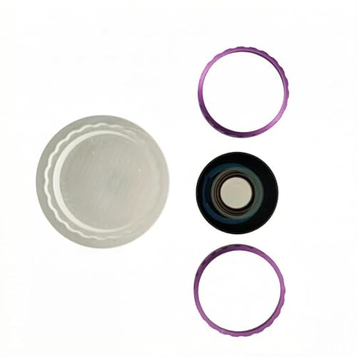 Koulele Replacement Camera Lens for Insta360 X5, Panoramic Camera, Black Glass Repair Part Accessories, 360 Degree Wide-Angle Lens with Anti-Reflective Multi-Layer Coating (Purple(1-Pack)) Purple(1-pack)