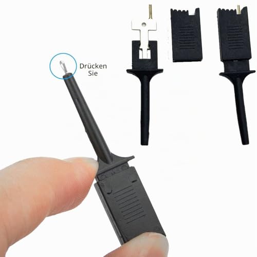 USB Logic Analyzer Device 24MHz 8CH 8 Channel UART IIC SPI Debug with Mini USB Cable DuPont Cable 6 Colors Test Hook Clip Set for Arduino FPGA M100 SCM Mini interface