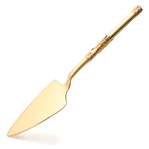 Wedding Cake Knife and Server Set Stainless Steel Cake Cutting Set Cake Knife Pie Server Set Serving Utensils for Wedding Birthday Parties G03