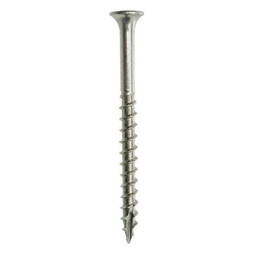 Grip-Rite PrimeGuard Max #10 x 2-1/2-inch 316 stainless steel deck screws with bugle head and T25 star drive