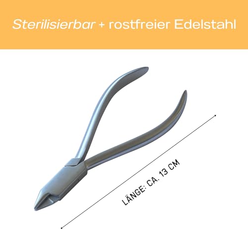 Wire Pliers Three-Finger Pliers 0.7 mm Wire 13 cm Wire Bending Pliers | For technicians and crafts