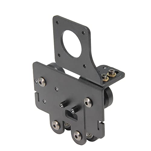 Upgrade Direct Drive Support Aluminum Plate with 4pcs Pulleys with Single Gear Extruder with Stepper Motor Kit for Ender 5 Series (Single Gear Extruder+Motor Kit) Single Gear Extruder+Motor Kit