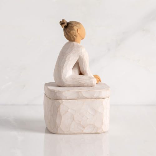 Willow Tree The Dancer Keepsake Box, Sculpted Hand-Painted Box