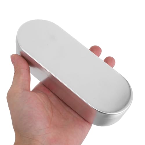 Pack of 2 Aluminum Sterilization Box 20 ml with Tight Close Lid Airtight Sterilization Tray for Laboratory Instruments Heat and Chemical Resistant Reusable