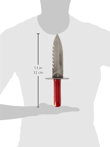 Titoland Lesche digging tool and sod cutter with serrated left side and sheath