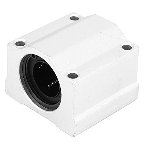 20mm Linear Bearing Slide Block, 2pcs SC20UU 20mm CNC Linear Motion Ball Bearing Slide Block Bushing, 40mm Height