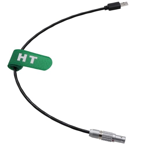 Timecode for Ambient Nano Lockit Sound Devices 663 Mixer to Sony FX3 FX30 A1 A7S3 A7S III Camera, Lemo-Type 5 pin to Multi Micro USB 30cm