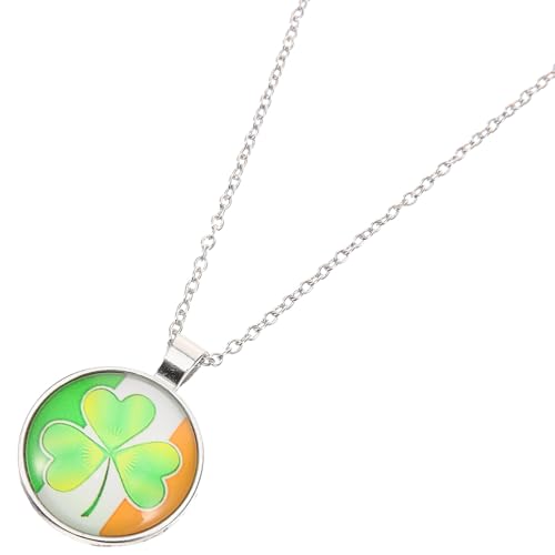 SUPVOX Four Leaf Clover Necklace Shamrock Necklace for Women for Daily Wear for Women