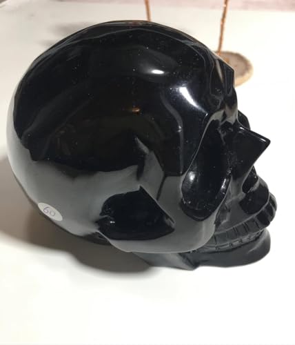 3 Inch Large Black Obsidian Skull