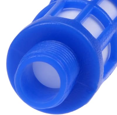 Pneumatic Silencer 1/8 Inch Plastic Set of 5 Industrial Quality (5, Plastic 1/8 Inch) Plastic 1/8"