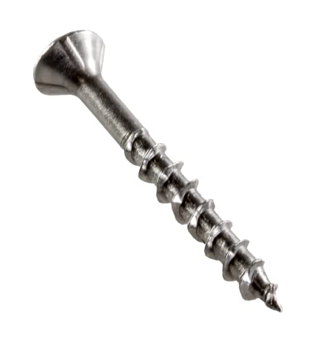 Simpson Strong-Tie T08162WP1 Deck-Drive DWP Wood SS Screw — #8 x 1-5/8 in. T20, Flat Head, Type 316 (1 lb.)