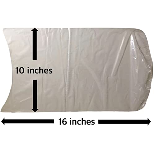 Poultry Shrink Bags- 50 Clear 10"x16" for Chickens or Rabbits / 50 zip ties/Made in the US