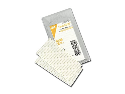 [Australia - AusPower] - 3M Steri-Strip Adhesive Skin Closures, 1" x 5", 25 Packs of 4 Strips 