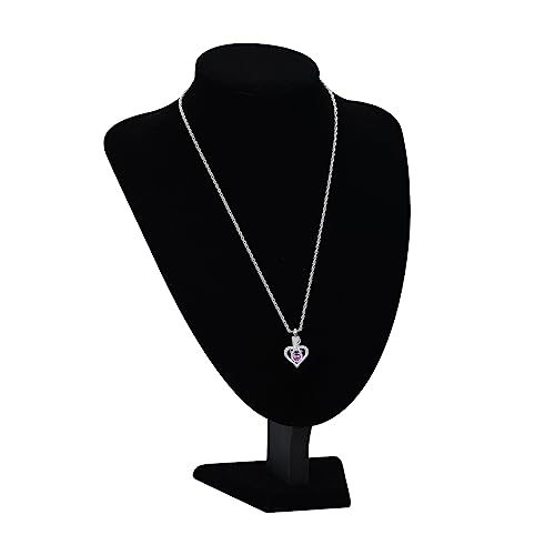 Roseflower Cremation Jewelry Heart Urn Necklace for Ashes for Women Gilrs Memorial Keepsake Birthstone Pendant Necklaces for Ashes of Loved Ones Silver-purple