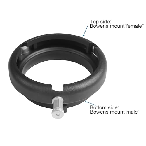 Fotoconic Bowens to Bowens Speering Mount Adapter Extender Extension Head for Studio Flash Strobe LED Video Light