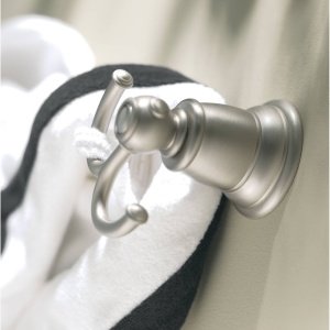 Moen YB5403PB Kingsley Double Robe Hook, Polished Brass