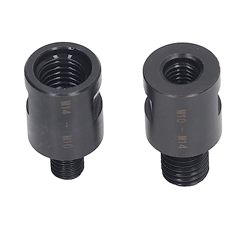 [Australia - AusPower] - Core Drill Adapter Screw Thread Adapter 2-Piece Thread Converter, Adapts M10 to M14 and Extension Rods, Stainless Steel Angle Grinder Converter for Angle Grinder Drill 