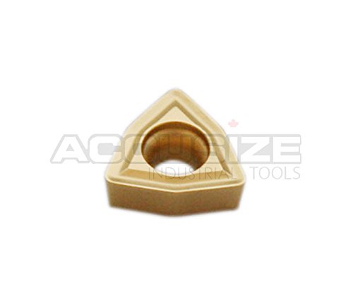 [Australia - AusPower] - Accusize Industrial Tools WCMT2.52 Inserts, TiN Coated, Carbide, Cutting Steel, 10 Pc Set, 2139-1020x10 