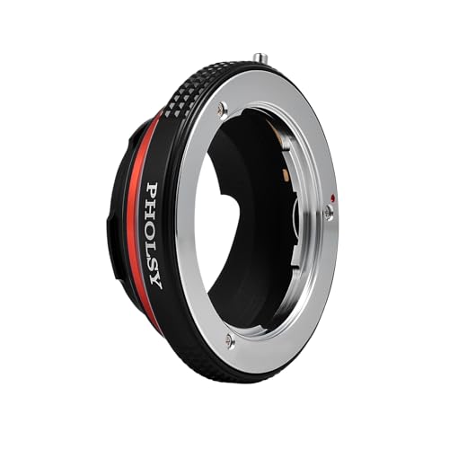 PHOLSY Lens Adapter Compatible with Minolta MD MC Lens and Leica M Camera Minolta MD to Leica M