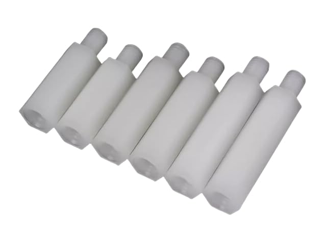 [Australia - AusPower] - M2 Total 880PCS Nylon PA66 Plastic White Metric Male-Female Hex Standoffs Spacer Length 4-30mm,Motherboard Threaded Pillar Plain Finish, Fits Circuit Board Screws Bolts M2 