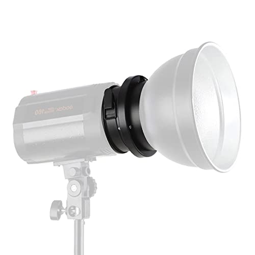 Godox 98mm Mount to Bowens Mounts Speedring Adapter for Godox K150A K180A 250SDI 300SDI E300W E250W Mini 120W/160W/200W 250DI 300DI,Neewer 250W 300W Studio Flash