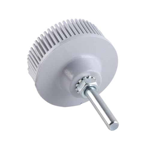 Bristle Disc with Connecting Rod, Drill Accessories for Metal Fine Processing Cleaning Polishing Grinding Deburring Removal of Rust Scratches (White 120#), Other Abrasives