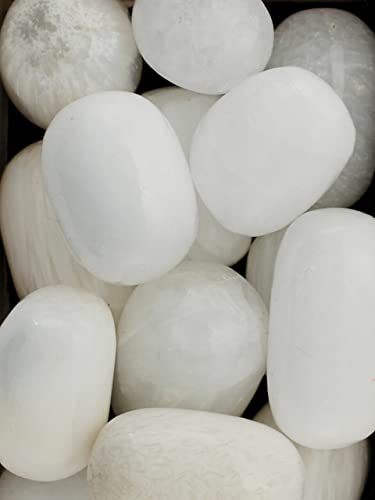 Pachamama Essentials Scolecite Tumbled - Healing Stone - Crystal Healing 20-25mm 1 Round
