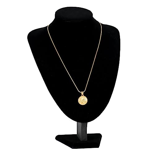 Urn Necklace for Ashes Celtic Knot Cremation Jewelry for Ashes Mountain Necklace for Women Valley Sunset Keepsake Memorial Pendant Moon Mountain Range Necklaces Gold