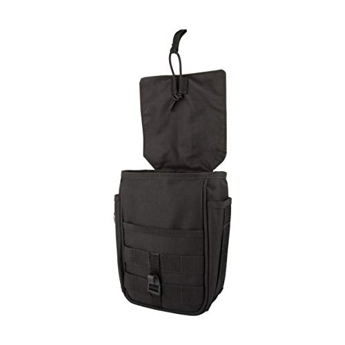 SetWear black tool pouch, 7.5 inches high by 6.5 inches wide, shown from the front