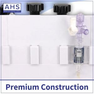 [Australia - AusPower] - AHS American Hospital Supply Transducer Holder for Iv Pole Holds 3 Transducers Oem Arterial Transducer Adjustable Holders Oem Devices (Icu Medical Compatible) ICU Medical Compatible 