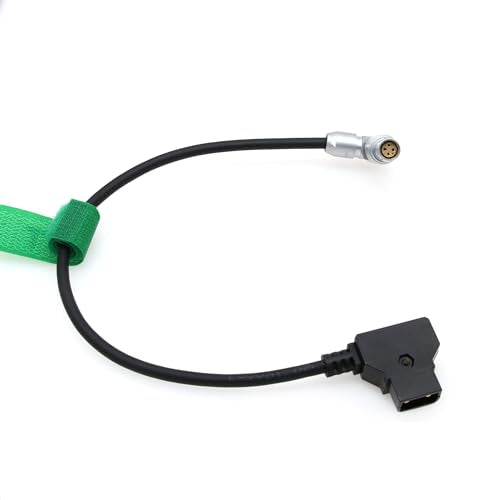 Power Cable for RED Komodo-X Epic Scarlet Dragon DSMC2 V-Raptor Camera, D-tap to Female 90°Rotatable Adjustable Right Angle 6 Pin 30cm Rotatable Adjustable 90° 12"/30cm