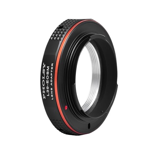 PHOLSY Lens Mount Adapter Compatible with M39 LTM Lens to Canon EF-M Camera Leica 39mm to EOS M
