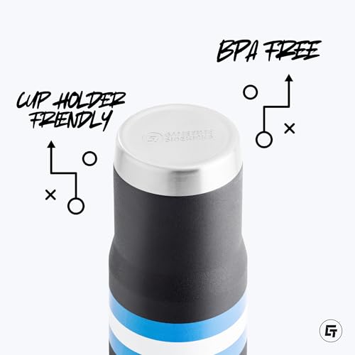 Gametime Sidekicks SEC 20oz White Tumbler - Officially Licensed, 18/8 Stainless Steel, Double-walled, Vacuum-insulated, UV LED Printed Logos - Mascot