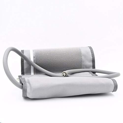 Blood Pressure Cuff Upper Arm Replacement Cuff 18.50 x 5.12 Inches for Blood Pressure Monitor Accessories 22-32 cm Arm Circumference Portable for Home and Family Silver Grey