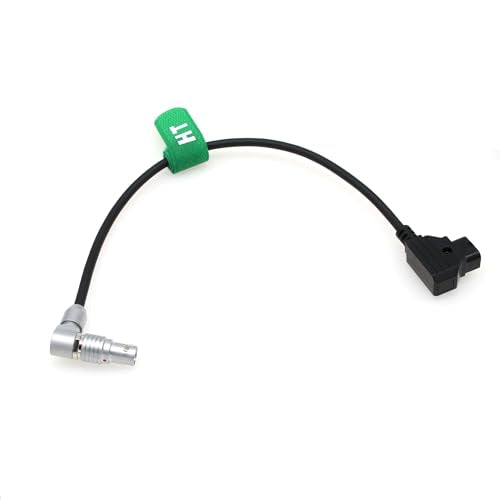 Power Cable for RED Komodo-X Epic Scarlet Dragon DSMC2 V-Raptor Camera, D-tap to Female 90°Rotatable Adjustable Right Angle 6 Pin 30cm Rotatable Adjustable 90° 12"/30cm