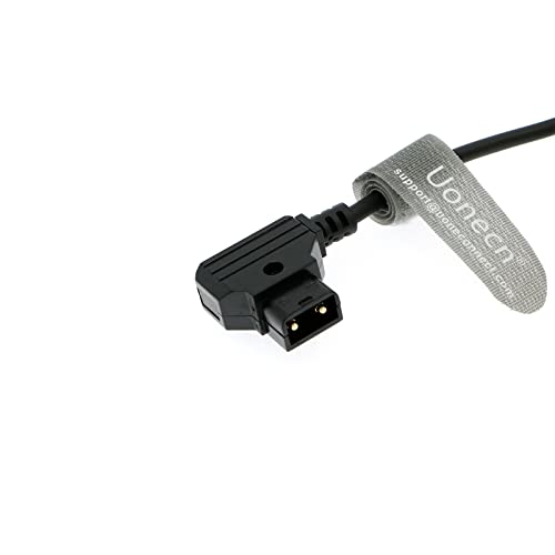 Uonecn DTap Splitter with Screw, 4 Port Dtap Hub for V Mount Gold Mount Battery Camera Rig Monitor, 15.7in/40cm with Screw 23.6in/60cm