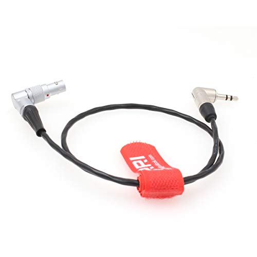 3.5mm Jack to EXT 9 Pin Tentacle Timecode Cable for RED Komodo 6K Digital Camera Rotatable 9pin cable