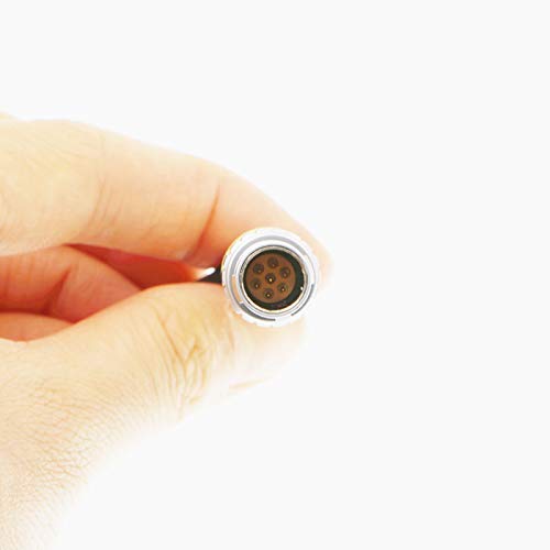 Uonecn Preston FIZ Follow Focus Motor Cable Right Angle 7 Pin Male to Right Angle 7 Pin Male