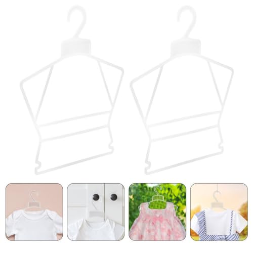 iplusmile Baby Clothes Hangers 20 Pack Plastic Infant Toddler Hangers for Nursery Clothing Display Kids Swimsuit and Outfit Organizer